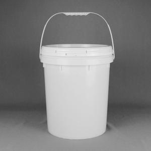 China 20L Paint Plastic Wrap Bucket with lid and hand pull supplier