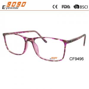 China 2018 new style lady's CP Optical frames, fashionable design,pattern on the frame and temple supplier