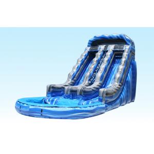 18Ft Summer Splash Kids Inflatable Water Slides 0.55-0.9mm PVC Tarpaulin For Park Centre