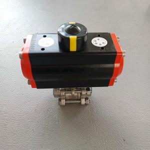 Pneumatic Single Acting Spring Return Actuator Butterfly Valve Ball Valve