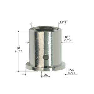 M6 Female Thread M10 Thread Nickel Plated Round Ceiling Hanging Systems YW86255