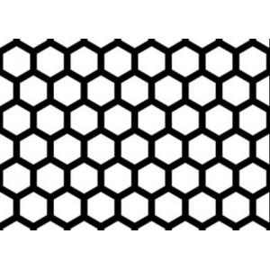 China Honeycomb Punching Sieve Hexagonal Perforated Metal SS304 1*2m 1.22*2.44m supplier