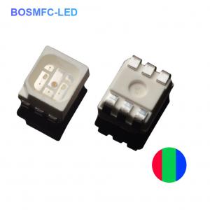 PLCC6 3528 Chip RGB LED , License Plate Indicator Multi Color SMD LED