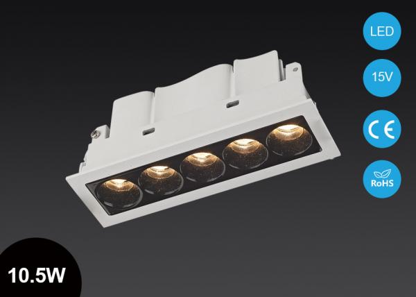 10.5W Multi Lamps Square LED Recessed Downlight Spot Housing LED Ceiling Fixture