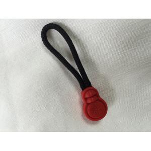 China Fashion Design Custom Logo Rubber Zipper Pullers For Clothes / Bags supplier