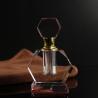 China 6ml Pink Crystal Perfume Bottle with Engraved Design wholesale