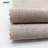 Woven Hair Bow Canvas Cotton Polyester Interlining 260gsm Lining For Garment