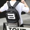 New Fashion Backpack Student School Bag Letter Printed Youth Canvas Computer