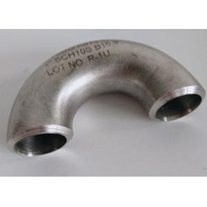 China 316l Stainless Steel 90 / 180 Degree 2500lbs Pipe Fittings Elbows 4 Inch supplier