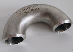 316l Stainless Steel 90 / 180 Degree 2500lbs Pipe Fittings Elbows 4 Inch