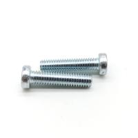 China Fillister Slotted Cheese Head Steel Machine Screws Zinc Plated M1.6 M2 M2.5 on sale