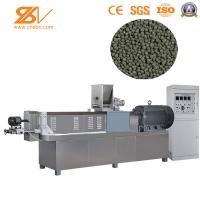 China 2 Screw Fish Pellet Feed Extruder / Fish Feed Extrusion Making Machine on sale