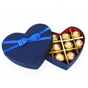 China Luxury Fancy Heart Shaped Packing Chocolate Gift Box Custom Paper Packaging Box/Food/Cake/Pizza/Chocolate Boxes supplier