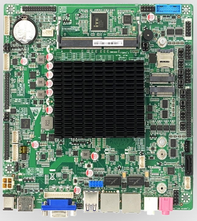China VGA HDMI LVDS EDP Mini ITX Placa base delgada Intel IOTG Elkhart Lake J6412 CPU on sale