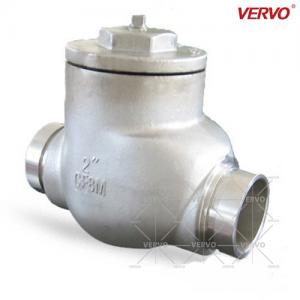 China 50mm Cf8m Casting Steel Swing Check Valve Dn50 Pn50 Asme 16.34 Sw Casting Steel Check Valve 2 Inch Swing Check Valve supplier