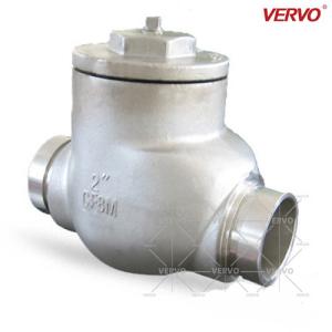 China válvula de verificação do aço de carcaça do interruptor da válvula de verificação Dn50 do balanço do aço de carcaça de 50mm Cf8m Pn50 Asme 16,34 válvula de verificação do balanço de 2 polegadas supplier