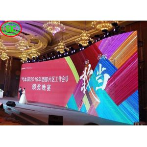 China 1200cd/M2 Brightness Curved LED Panel , HD Rental P2.9 P3.91 P4.81 led screen stage backdrop wholesale
