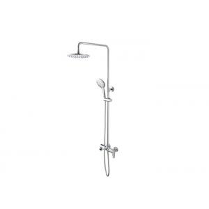 Chrome Waterproof Bathroom Wall Panels Rain Pattern Standard Plumbing Connection