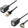 China Cat8 SFTP Ethernet Extension Patch Cable Double Shielded 40Gbps 2000MHz wholesale