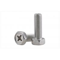 China Phillips Drive Stainless Steel Hex Head Screws For Auto Valve Pump And Motor on sale