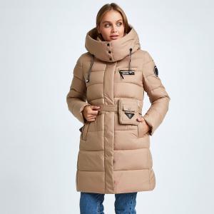FODARLLOY Ladies Warm Hooded Cotton-padded Clothes Slim Long Down Winter Jackets Women Coats Woman Coat Elegant Casual Thick