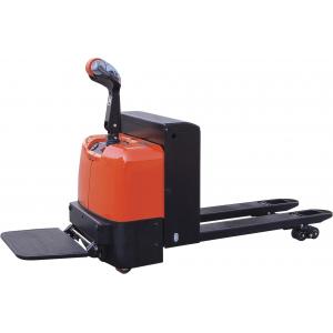 China Electric pallet trucks 2ton capacity DC power with pedal supplier