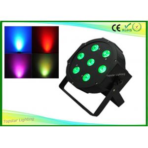 China Plastic House 7 X 10w Led DJ Stage Light 4 In 1 Rgbw Led Flat Par Light supplier