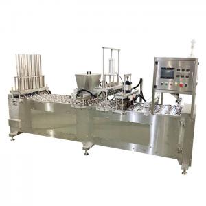 China 50HZ Cup Filler Packing Machine 20-50 Cups/Min For Industrial Jelly Packing supplier