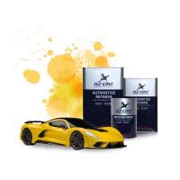 China SGS Easy Spraying Automotive Top Coat Paint 2K Golden Green Auto Paint on sale