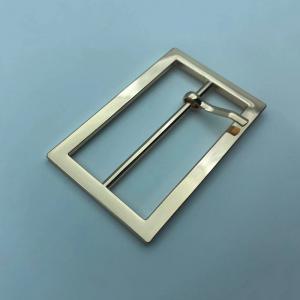 Adjustable 35mm Custom Military Belt Buckles Gold Square Metal Decorative