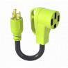 China 125V 30A 15FT Heavy-Duty SJT SJTW STW 10/3 Gauge Extension Cord NEMA L5-30P Plug Open End USA Power Cord wholesale