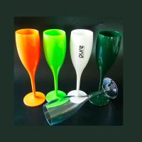 China Reusable Clear Plastic Champagne Glasses Dishwasher Safe on sale