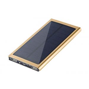 China Metal Portable Solar Power Bank , Customized Solar Mobile Phone Charger supplier