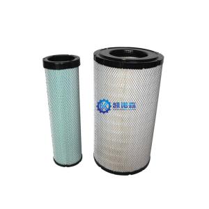 China Stainless Steel End Cover Excavator Filter Element 282mm Height supplier