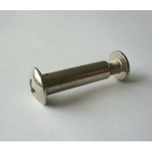 Fully Threaded Metal Binding Post And Chicago Style Screws With Right Hand Thread