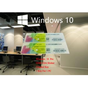 Microsoft Windows 10 Pro COA Sticker German Language 64bit Online Activation Label With License Key