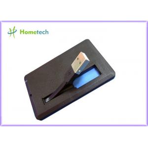 China Black Win Xp Credit Card USB Storage Device , Customize Flash Drive supplier