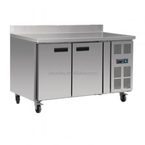 Pizza Under Counter Stainless Steel Restaurant Working Tables Kitchen Glass Freezer Commercial Salad Display Refrigerator