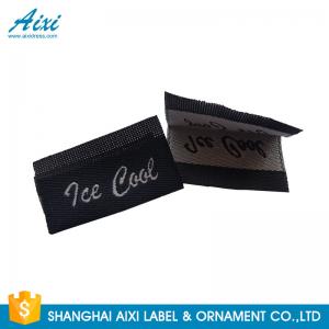 China Silk Screen Care Woven Clothing Labels , Washable Apparel Labels For Garment supplier
