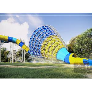 Medium Tornado Water Slide / Commercial Extreme Water Slides For Gigantic Aquatic Park