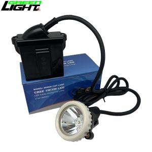Rechargeable LED Miner Cap Lamp , GL5-B 10000lux Miners Safety Lamp