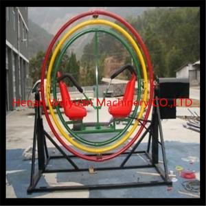 ISO, CE, TUV, BV certification human gyroscope 2seats  virtual reality simulation rides for sale