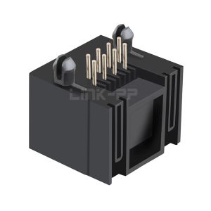 LPJE101NNL Without LED 1X1 Port RJ45 Jack Tab UP Without Integrated Magnetics