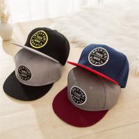 China ODM 100% Cotton Fashional flat Brim Baseball Hat Korean Hip Hop Cap on sale