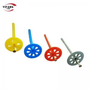 China High Bearing Capacity Plastic Insulation Anchors With 50mm / 55mm / 60mm Disc supplier