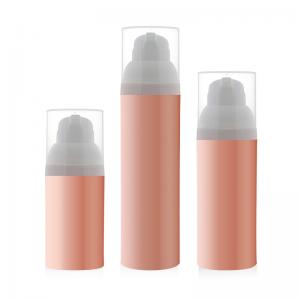 China Racycle cylinder vacuum plastic bottle empty cosmetic lotion airless bottle for cream supplier