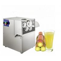 China Silver Color Sugarcane Juice Extractor Machine For Beverage Factory Restaurant on sale