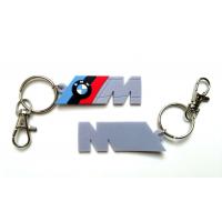 China M3 M5 Emblem Light PVC Key Chain BMW Keychain M Power Logo on sale