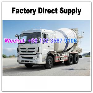 China LHD & RHD 6x4 Tri-Ring 375HP 8--12CBM concrete cement mixer truck for Ghana supplier