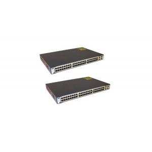 Original POE Network Switch Cisco Catalyst 3750 Series WS-C3750G-48PS-E